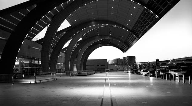 Modern Architecture at Dubai International Airport