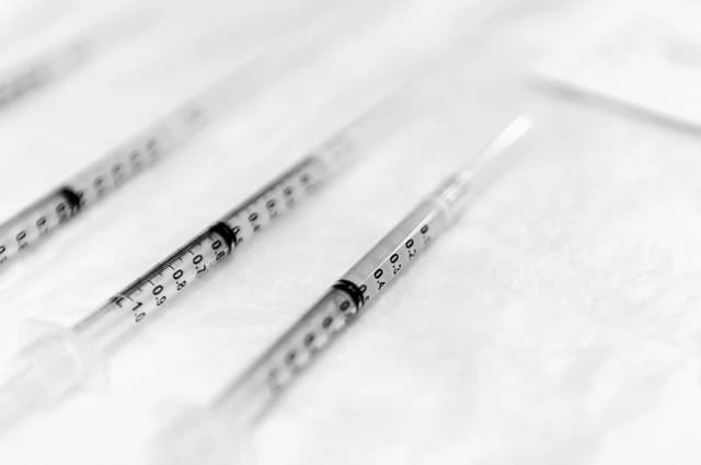 Syringes filled with vaccine